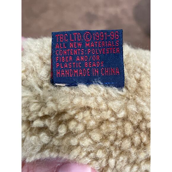 Boyd’s Bear Collection Plush Bear Brown 1991-1998 with Blue Bow Vintage - Picture 6 of 7